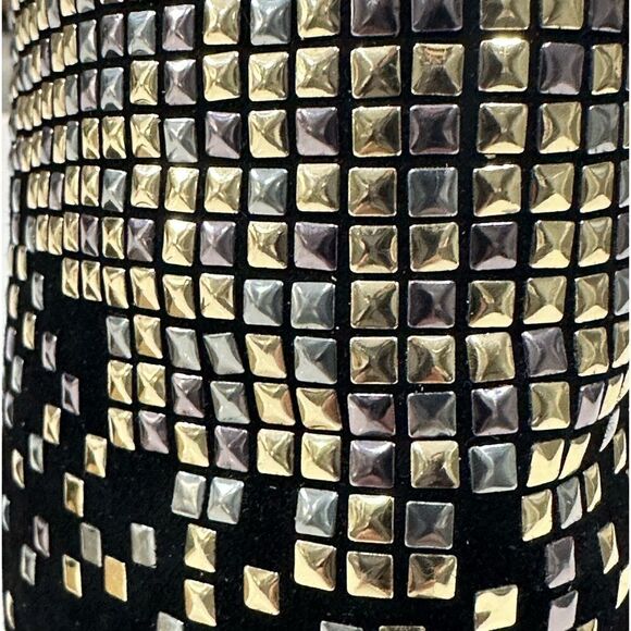 French Connection Women’s Black Suede Monroe Studded Booties in the Size 8/38.5M - Picture 12 of 14